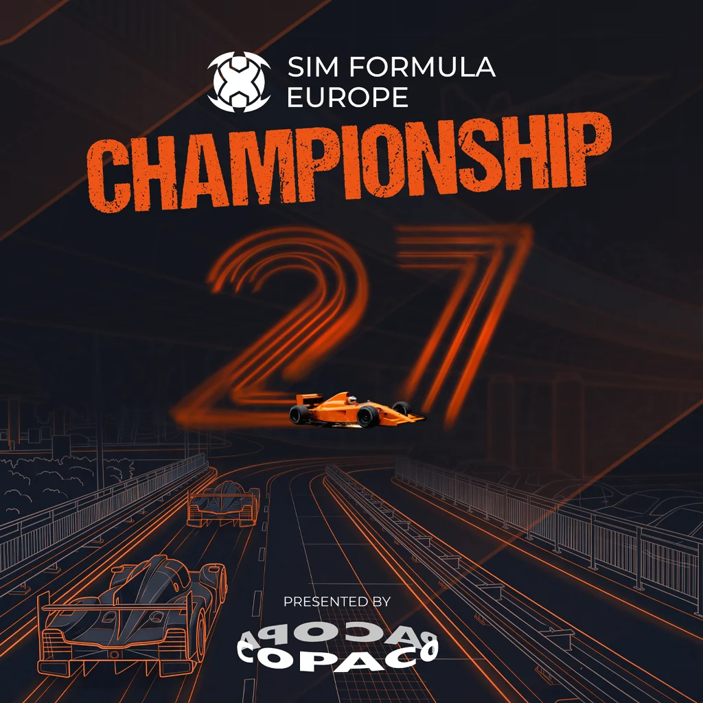 Sim Formula Europe Championship 27 poster, presented by Copaco