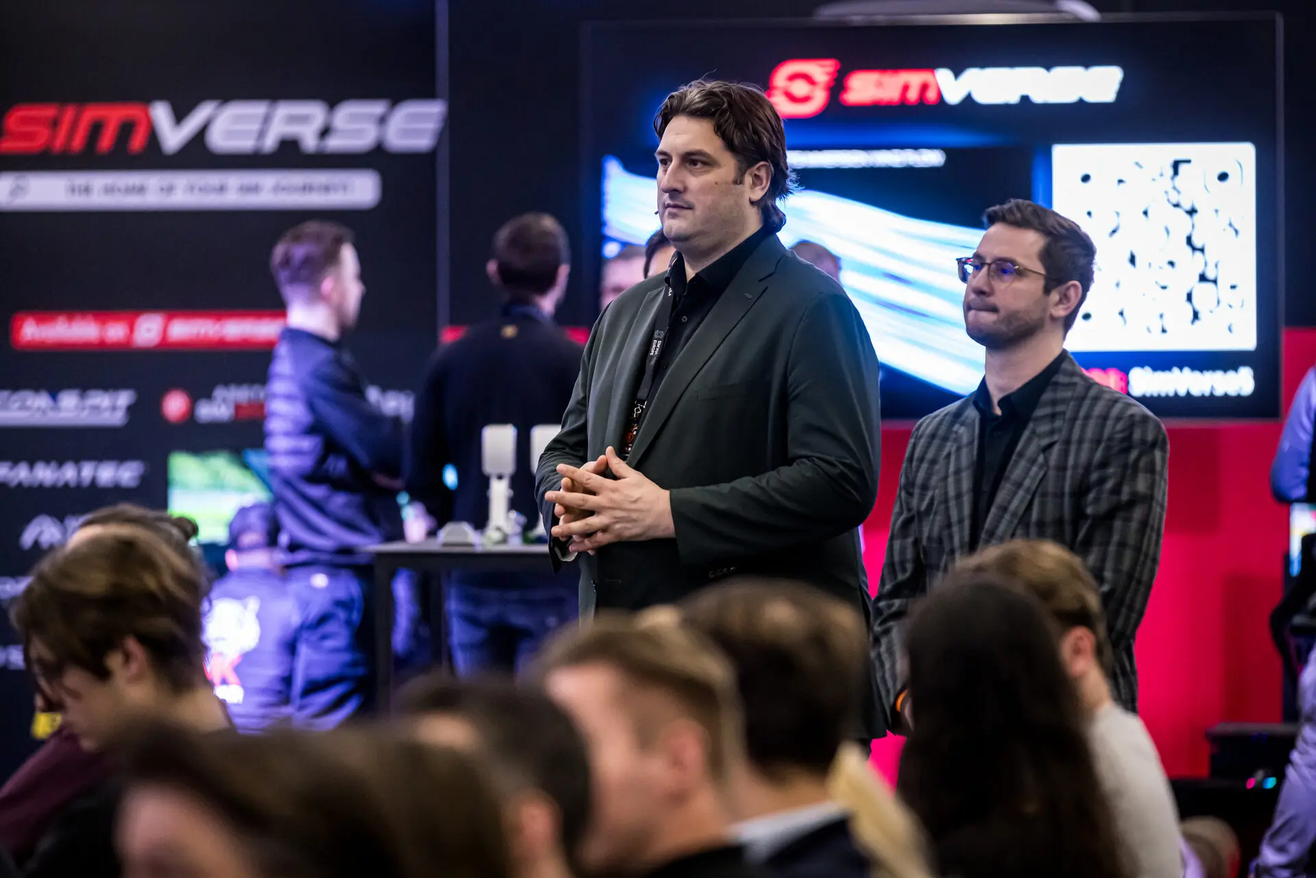 A conversation on the Simverse stand